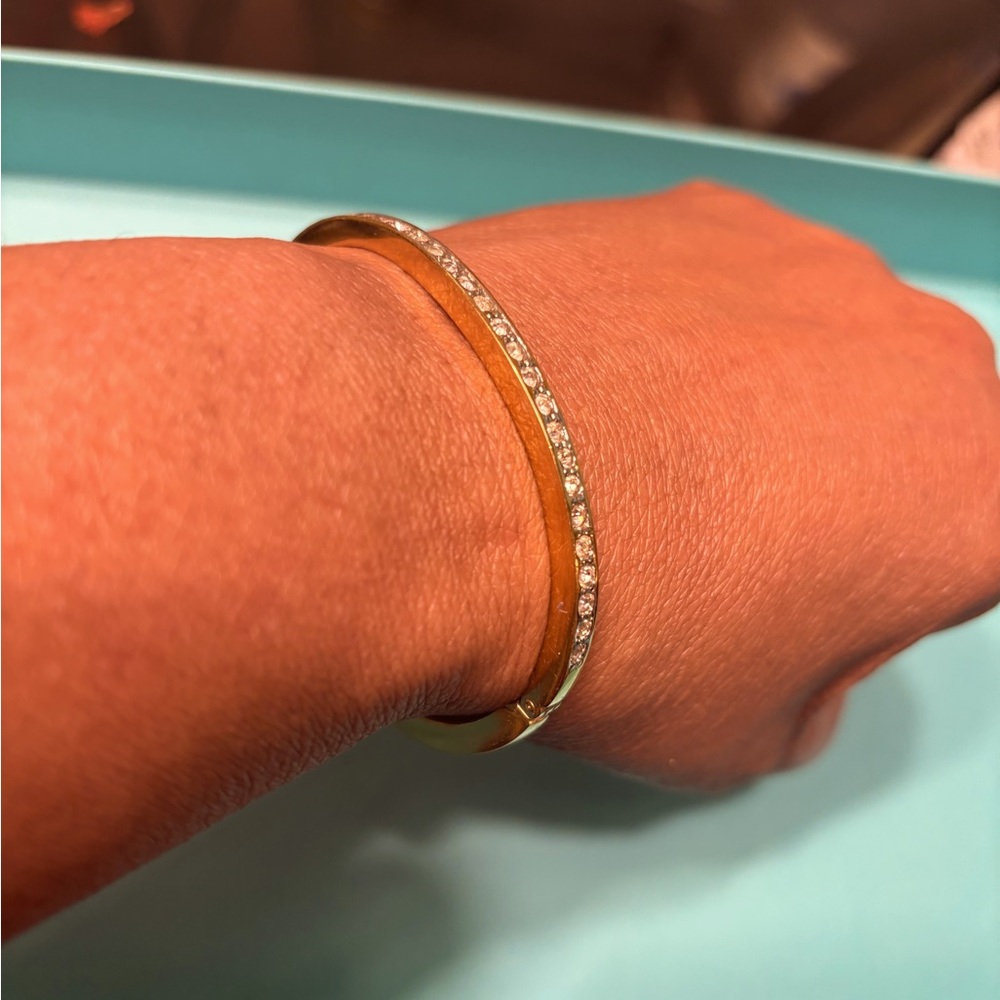 Diamond bangle bracelet